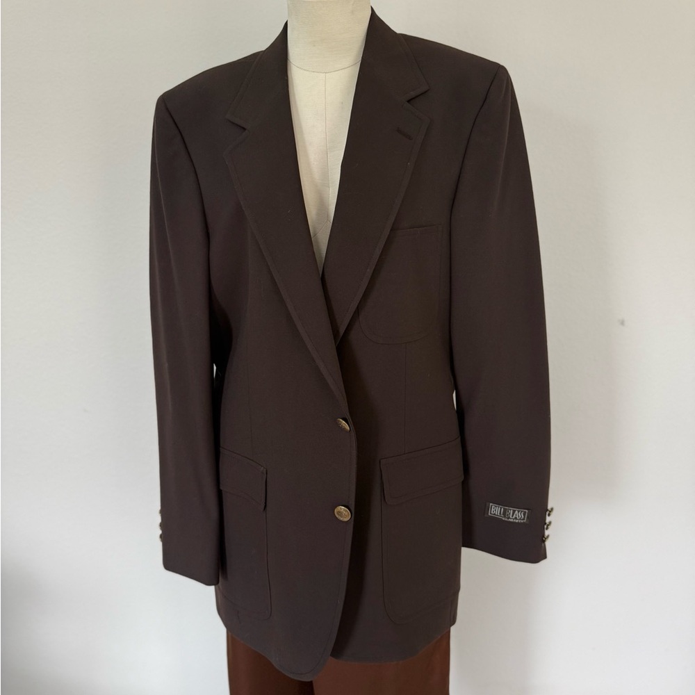 Chocolate Brown Vintage Blazer